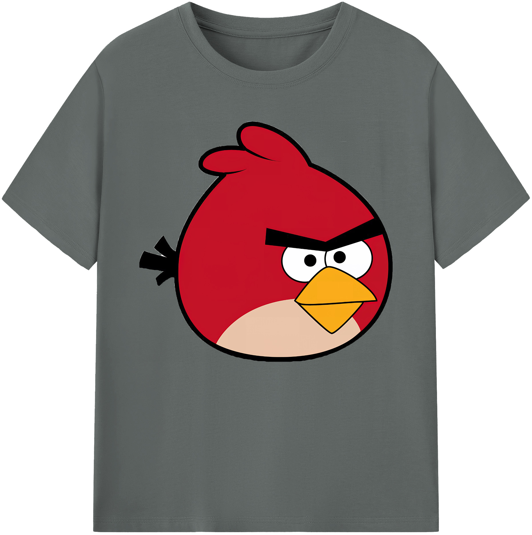 （画像用） Angry Birds アングリーバード 綿100％ メンズ半袖Tシャツ｜肌触りやわらか＆通気性